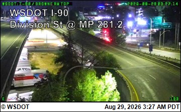 I-90 at MP 281.2: Division #2 live camera view