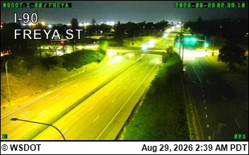 I-90 at MP 283.7: Freya St live camera view