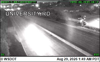 I-90 at MP 288.8: University live camera view