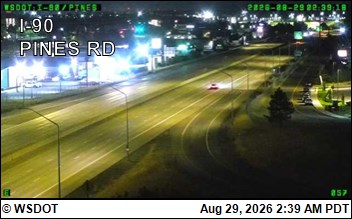 I-90 at MP 290.1: Pines Rd live camera view