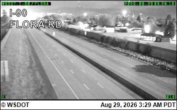 I-90 at MP 293: Flora Rd live camera view