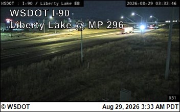 I-90 at MP 296: Liberty Lake (3) live camera view