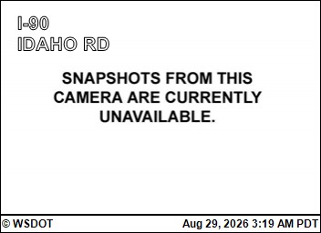 I-90 at MP 299.4: Idaho Rd live camera view