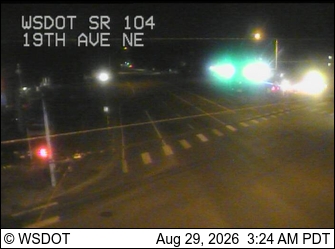 SR 104 at MP 30.1: 19th Ave NE live camera view