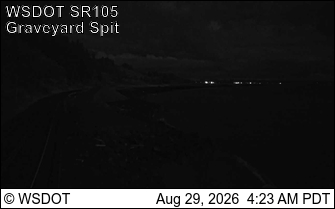 SR105 at MP 20: Graveyard Spit live camera view