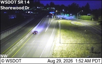 SR 14 at MP 3: Shorewood Dr live camera view