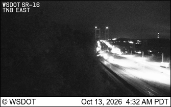 SR 16 at MP 4.7: Tacoma Narrows Bridge, Eastside live camera view