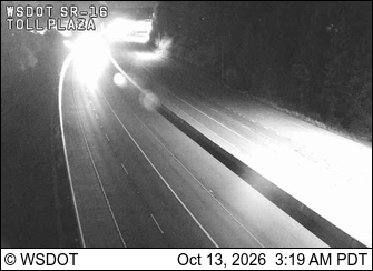 SR 16 at MP 9.3: Toll Plaza live camera view