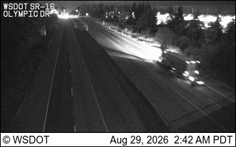 SR 16 at MP 10.7: Olympic Drive live camera view