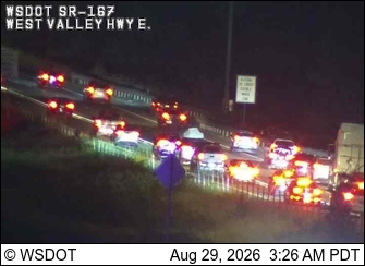 SR 167 at MP 7.6: W Valley Highway E live camera view