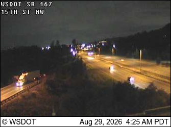SR 167 at MP 15.8: 15th St NW live camera view