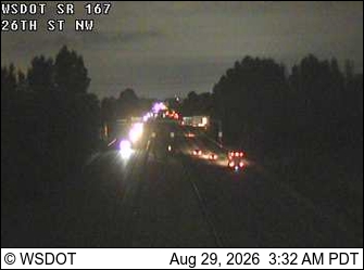 SR 167 at MP 16.3: 26th St NW live camera view