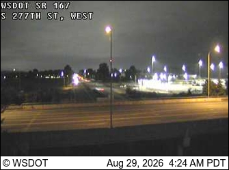 SR 167 at MP 17.9: S 277th St, West live camera view