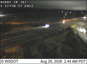 SR 167 at MP 17.9: S 277th St, East live camera view