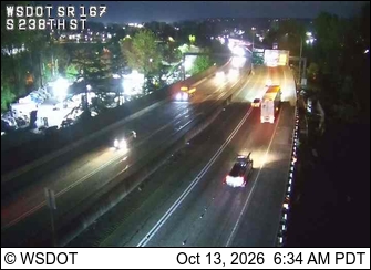 SR 167 at MP 20.3: S 238th St live camera view