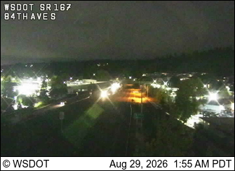 SR 167 at MP 21.3: 84th Ave S live camera view