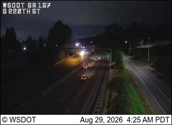 SR 167 at MP 21.8: S 220th St live camera view