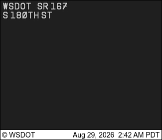 SR 167 at MP 24.4: S 180th St live camera view