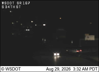 SR 167 at MP 25: S 34th St live camera view