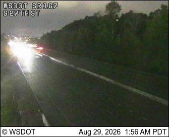 SR 167 at MP 25.3: S 27th St live camera view