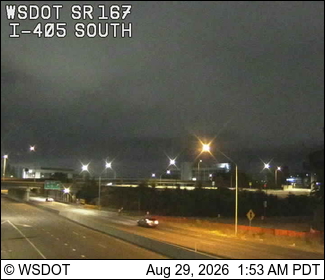 SR 167 at MP 26.1: I-405 South live camera view