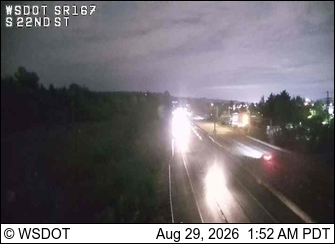 SR 167 at MP 25.7: S 22nd St live camera view