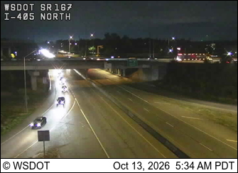 SR 167 at MP 26.4: I-405 North live camera view