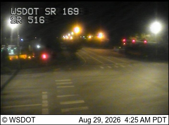 SR 169 at MP 11.4: SR 516 Interchange live camera view