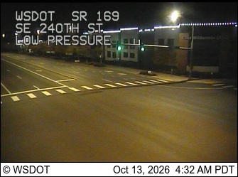 SR 169 at MP 13.5: SE 240th St live camera view