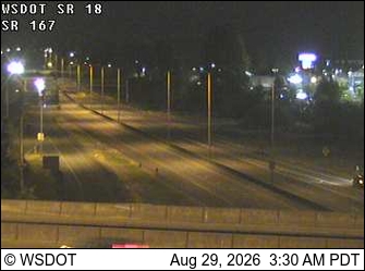 SR 18 at MP 2.8: SR 167 Interchange live camera view