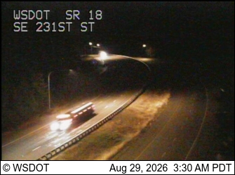 SR 18 at MP 15.7: SE 231st St live camera view