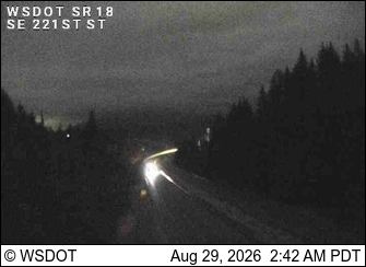 SR 18 at MP 16.3: SE 221st St live camera view