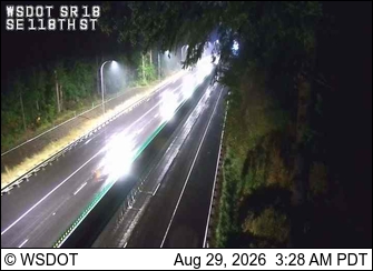 SR 18 @ MP 26.9: SE 118th St live camera view