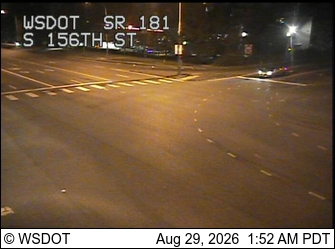 SR 181 at MP 11.2: S 156th St live camera view