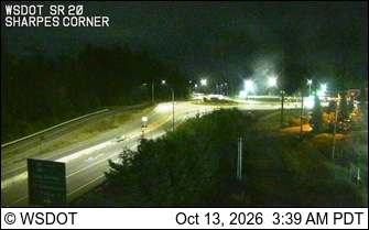 SR 20 at MP 47.8: Sharpes Corner (SR 20 Spur) live camera view