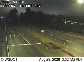 SR 20 at MP 55.9: Higgins Airport Way live camera view