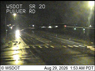 SR 20 at MP 58.7: Pulver Rd live camera view