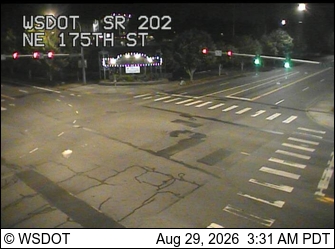 SR 202 at MP 0.3: NE 175th St live camera view