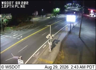 SR 202 @ MP 0.56: 127th Pl NE live camera view