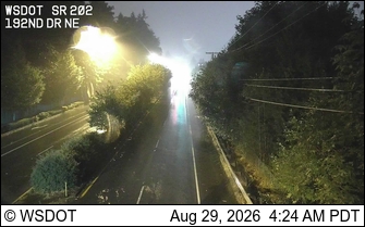 SR 202 at MP 9.18: 192nd Dr NE live camera view