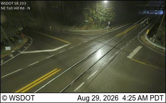 SR 203 at MP 5.2: NE Tolt Hill Rd live camera view
