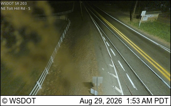 SR 203 at MP 5.2: NE Tolt Hill Rd live camera view