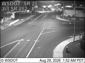 SR 28 at MP 46.5: SR 282 Interchange (Ephrata) live camera view