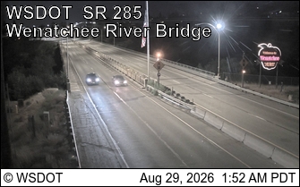 SR 285 at MP 4: N. Wenatchee Ave. live camera view