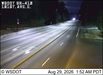 SR 410 at MP 13.3: 181st Ave E live camera view