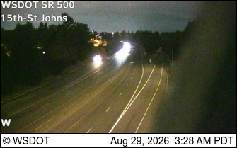 SR 500 at MP 0.6: 15th St.--St. Johns Blvd live camera view