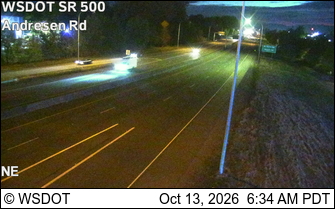 SR 500 at MP 3.3: Andresen Rd live camera view