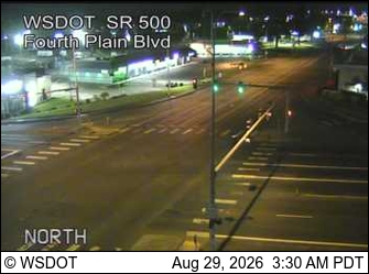 SR 500 at MP 5.9: Fourth Plain Blvd (SR 503) live camera view