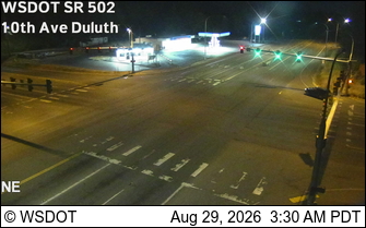 SR 502 at MP 0.6: 10th Ave live camera view