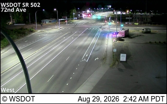 SR 502 at MP 3.6: NE 72nd Ave live camera view